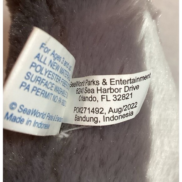 Sea World Plush Stuffed Dolphin Souvenir Toy 18" - Picture 7 of 10